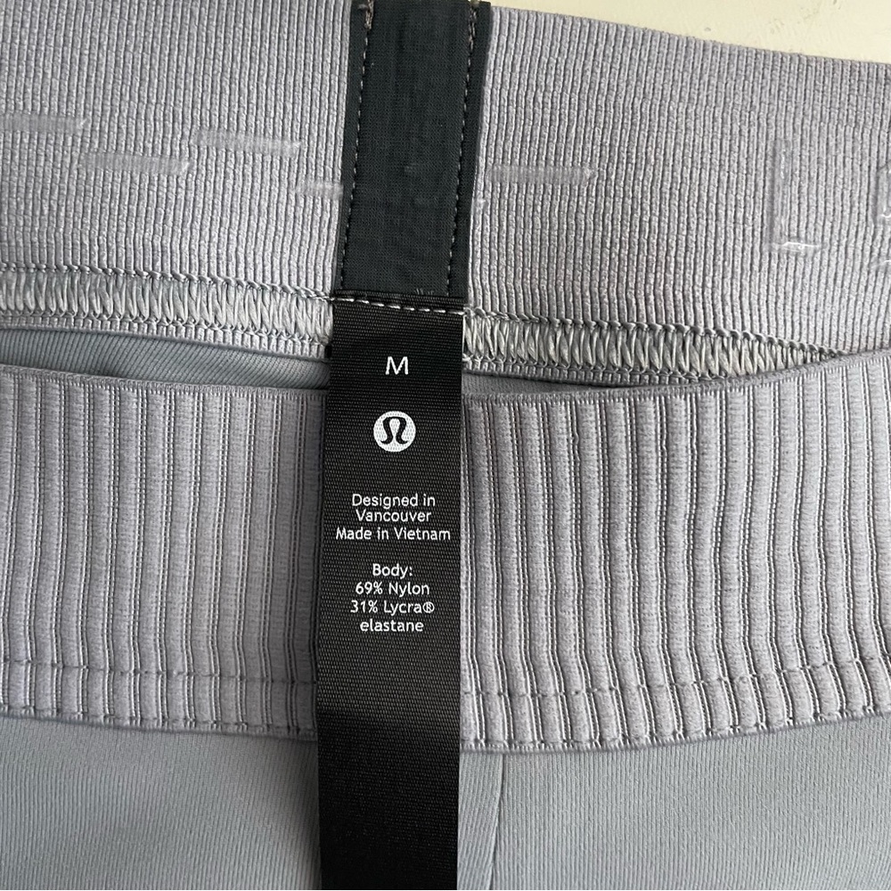 lululemon athletica Light Gray Men's Athletic Tights - Picture 2 of 4